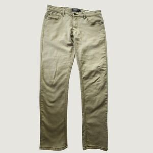 Ezekiel 305 Chopper Mens 33×31 Slim Straight Tan Chino Pants Stretch Soft Skater